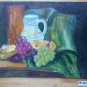 Nature Still Painted To oil Old Painting On Board Spain '900 MD1