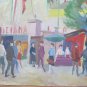 The Day Dell 'Plain' Painting Vintage 1960's Painting To oil Signed P22