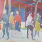 The Day Dell 'Plain' Painting Vintage 1960's Painting To oil Signed P22