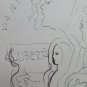 Two drawings Sketching Vintage Theme Political Shapes Protest Of Square P28.7