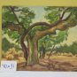 Painting Style Impressionist Half' '900 landscape Countryside With Trees