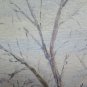 Landscape Winter Small Painting oil On Board Signed Original p9