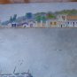 Boats Of Fisherman IN La Cale Sea Old Painting oil Signed MD6