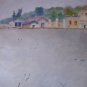 Boats Of Fisherman IN La Cale Sea Old Painting oil Signed MD6