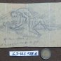 Drawing Antique Fighter Lucha Libre Sport Sports Years' 40 Of '900 P28.6
