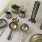 Frames Dishes Candlesticks Filters For Tea Boxes IN Metal Vintage Collection X15