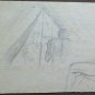 Two Antique drawings Sketching With Studio For Body Human Years' 40 P28.6