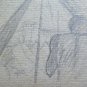 Two Antique drawings Sketching With Studio For Body Human Years' 40 P28.6