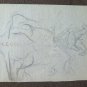Two Antique drawings Sketching With Studio For Body Human Years' 40 P28.6
