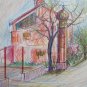 View Countryside Old Drawing Pencil On Basket Sketch Sketching Art P28.7