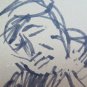 Painting Drawing Sketch On Basket Studio Figure Male Years' 50 Portrait P28.7