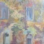 Antique Painting oil On Board Style Impressionist Vintage Oil Painting P27