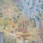 Antique Painting oil On Board Style Impressionist Vintage Oil Painting P27