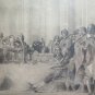 22 3/8x16 1/8in Elegant Frame Wooden Mint Condition With engraving IN Free G39