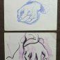 Two Old drawings Sketching With Studio For Hands Opera Painter G.Pancaldi P28.8