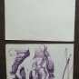 Two Old drawings Sketching With Studio For Hands Opera Painter G.Pancaldi P28.8