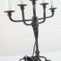 Table Lamp Wrought Iron Obtained from An Candlestick Antique Lampshade CH4