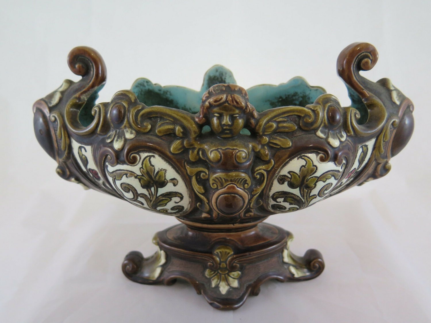 Antique Jardiniere Slips IN Ceramic Second Half 'Dell' Ottocento 1800 R53