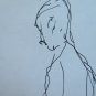 Old Drawing Studio For Shapes Man's Pen On Basket Original P28.7