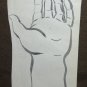 Old Sketch Painting On Basket Studio For A Hand Painter G.Pancaldi P28.8