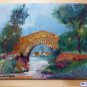 Romantic View Countryside Painting Vintage Signed Painter V.Segura Spain MD1