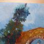 Romantic View Countryside Painting Vintage Signed Painter V.Segura Spain MD1