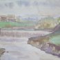 Antique Painted landscape By Country Sketch Roiginale Maestro Pancaldi P28.4