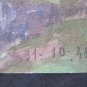 Antique Painted landscape By Country Sketch Roiginale Maestro Pancaldi P28.4