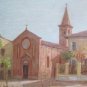 Painting Antique oil Signed Soldera Church Of St Lorenzo IN Monlu&Atilde;&uml; Milan MM