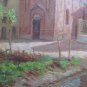 Painting Antique oil Signed Soldera Church Of St Lorenzo IN Monlu&Atilde;&uml; Milan MM