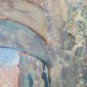 Painting Antique Signed Vittone oil View Borgo Centrepiece Historic BM38