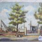 Small Painting Antique Painting oil On Board Antique landscape Emilia Romagna p9