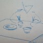 Old Drawing A Pen On Basket Sketch Studio Shapes And Animals Period P28.5