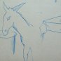 Old Drawing A Pen On Basket Sketch Studio Shapes And Animals Period P28.5