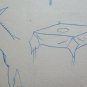 Old Drawing A Pen On Basket Sketch Studio Shapes And Animals Period P28.5
