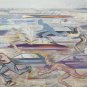 37x22 13/16in Painting Vintage Technical Frost Cars Traffic Chaos Stress Smog