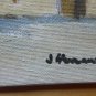 Small Painting Sketch oil On Board Vaeduta by Country Signed Spain '900 MD1