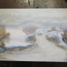 Painting Watercolour Painting With The Technical Frost landscape Snow