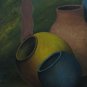 Painting Vintage Painting oil On Linen Signed Nature Still Night Items BM44