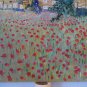 Landscape Countryside Spanish Old Painting Signed Segura Meadow Poppies MD9