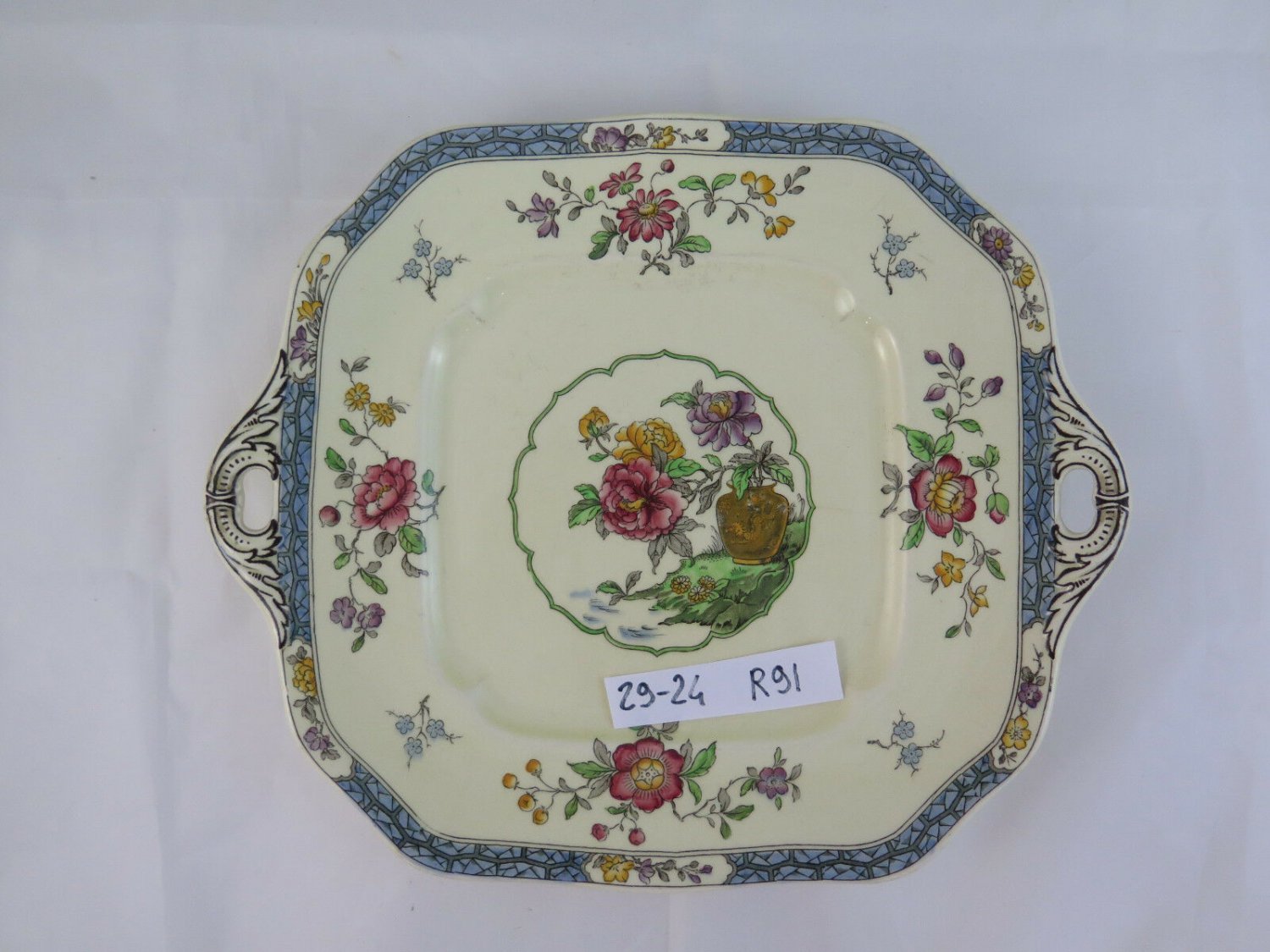 Large plate For Capacity IN Ceramic SPODE'S Royal Jasmine Copeland Pottery R91