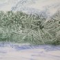 39 13/16x28 5/16in Painting Abstract With Technical Experimental Delgelo P33.3