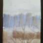 Old Painting landscape Winter Snow Watercolour Basket 14 3/16x19 11/16in P14