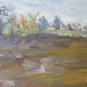 Antique Painting To oil On Board Signed Period Half' `S landscape P2