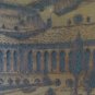 Old Pyrography On Wood Painting Abbey Arles-Sur-Tech France Pyrenees BM38