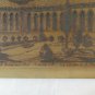 Old Pyrography On Wood Painting Abbey Arles-Sur-Tech France Pyrenees BM38