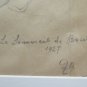 Drawing Antique Signed The Sleep Of Bacchus God Of Wine And Of Harvest BM53.3