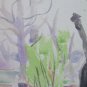 Painting Sketch Painting To Watercolour Studio Preparatory Period Vintage P28.4