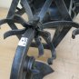 Two Old Lampposts Lantern Lamp Chandelier Wrought Iron Forged by Hand Ch