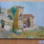 Old Painting landscape oil Opera Of Painter Spanish J.Herranz MD2
